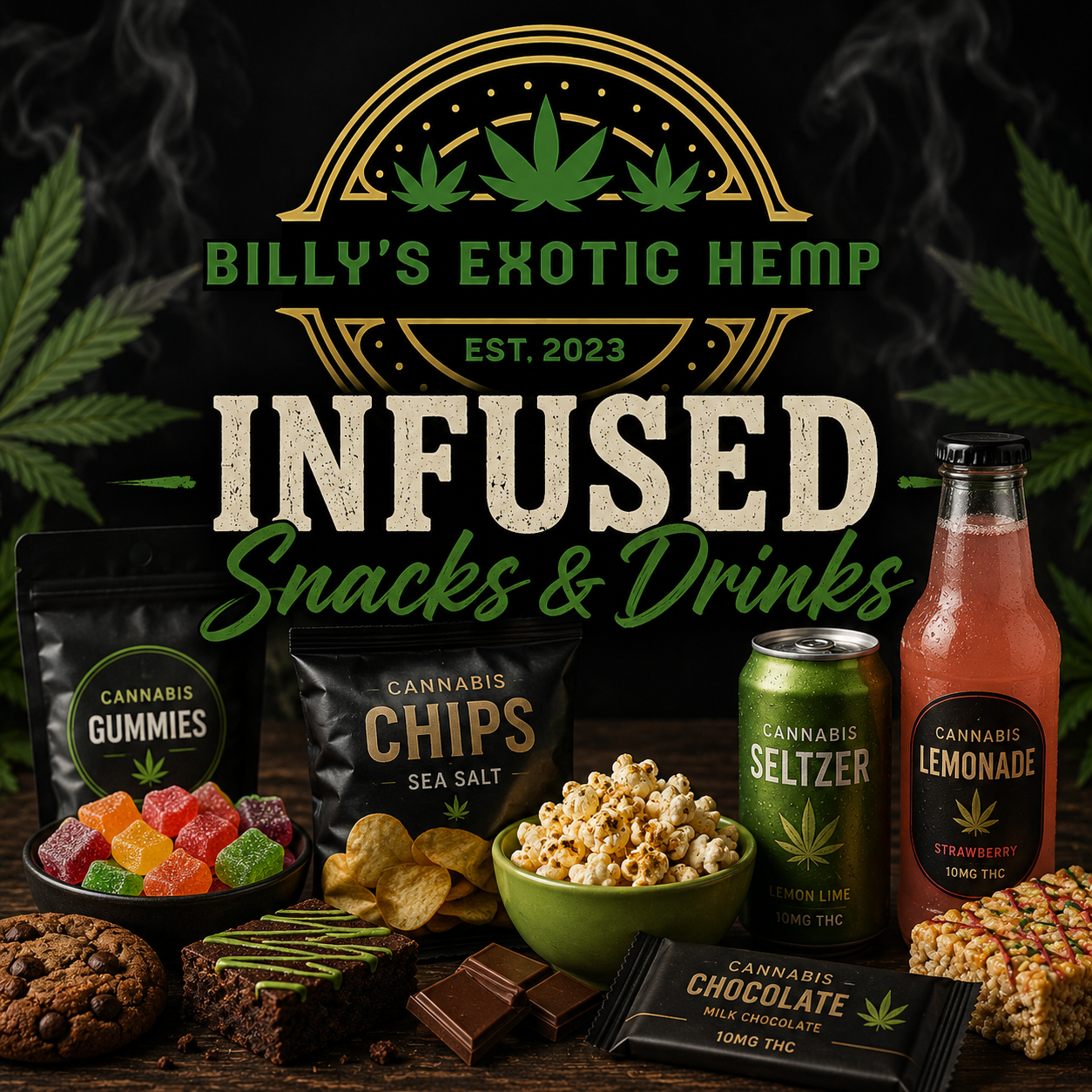 Infused Snacks & Drinks