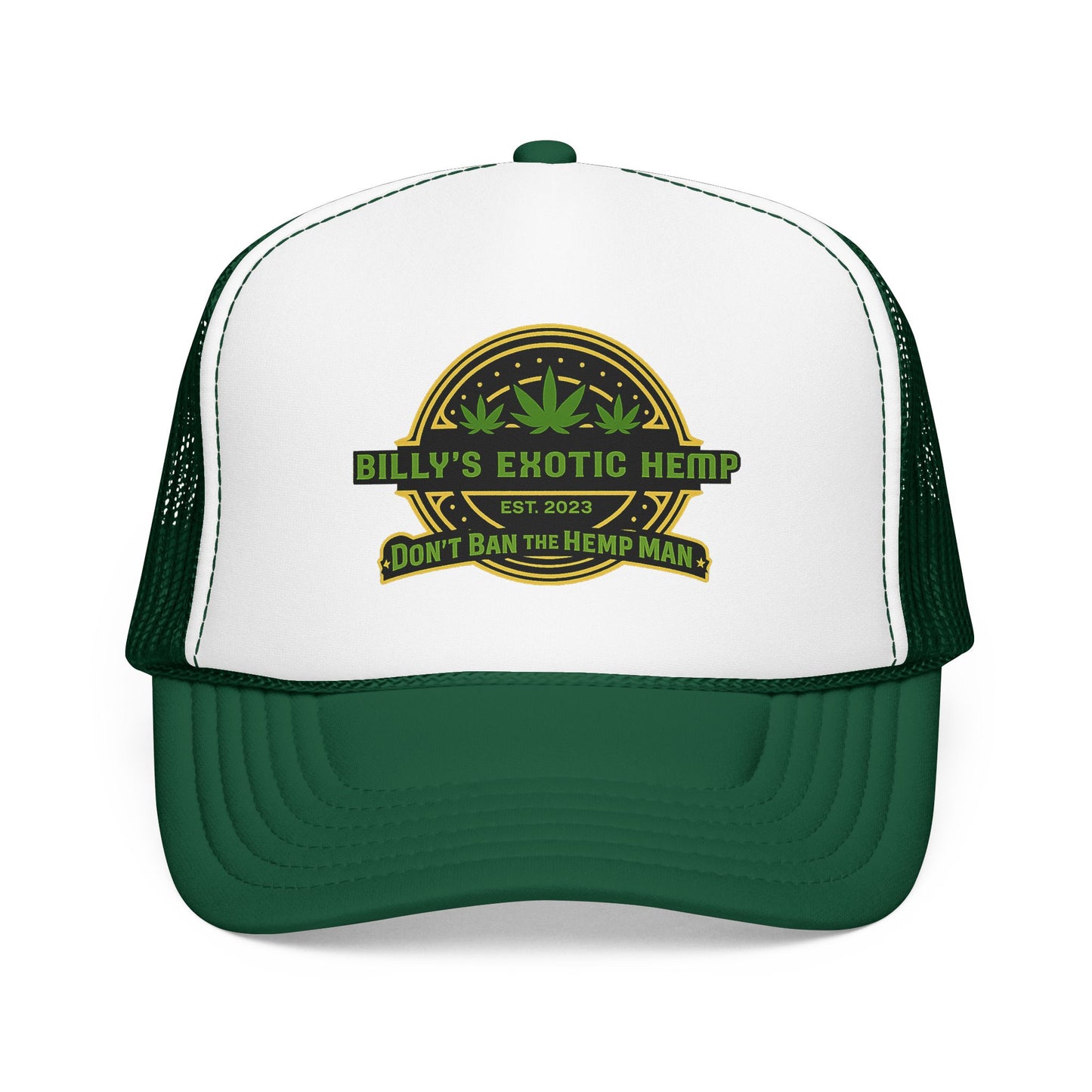 Billy's Exotic Hemp "Don't Ban the Hemp Man" Mesh Cap