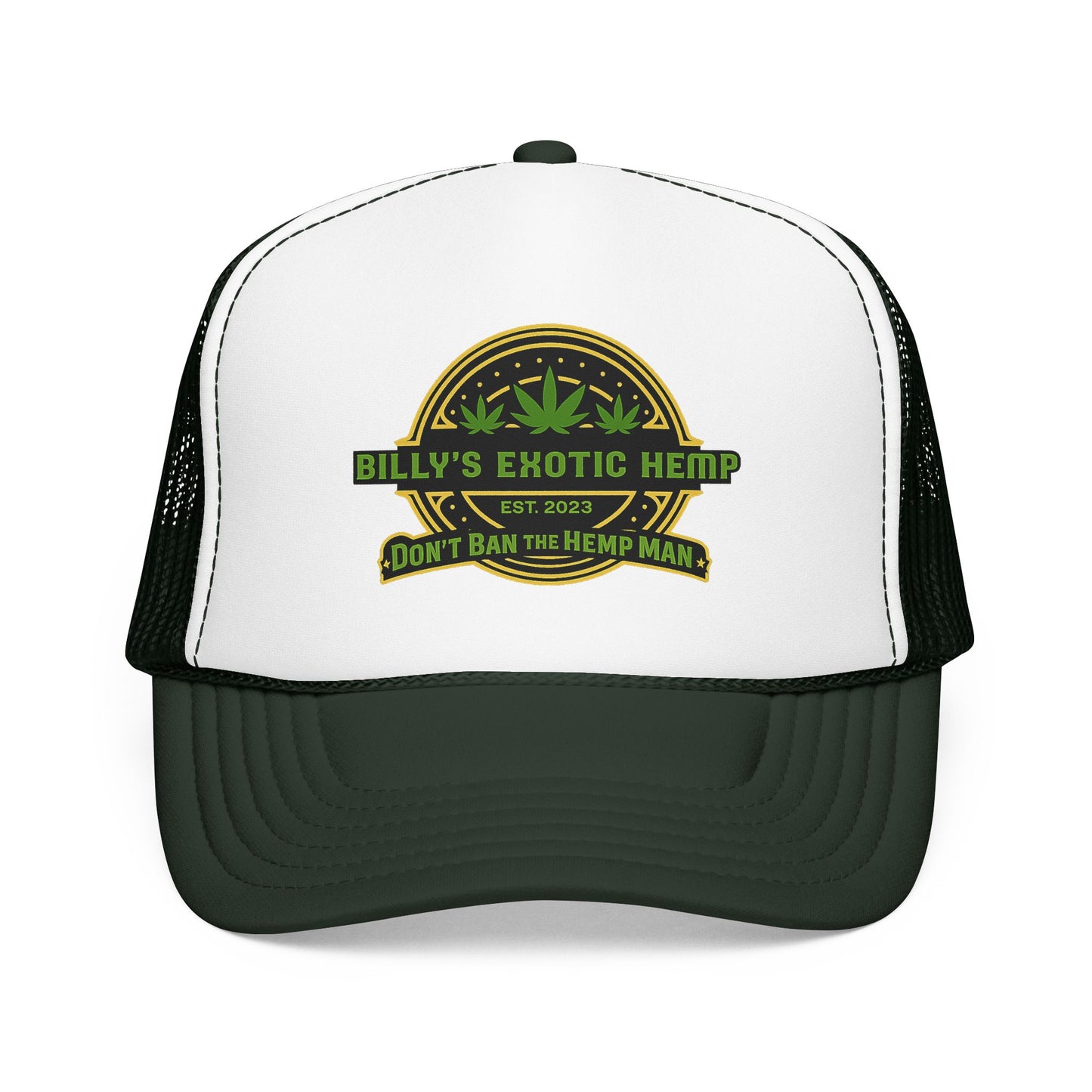 Billy's Exotic Hemp "Don't Ban the Hemp Man" Mesh Cap