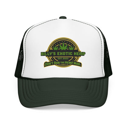 Billy's Exotic Hemp "Don't Ban the Hemp Man" Mesh Cap