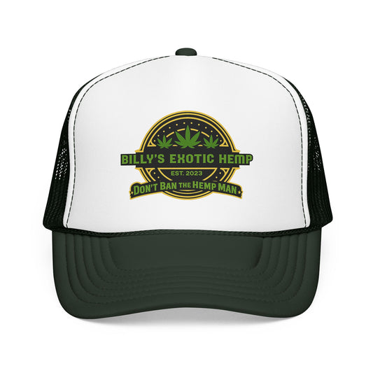 Billy's Exotic Hemp "Don't Ban the Hemp Man" Mesh Cap