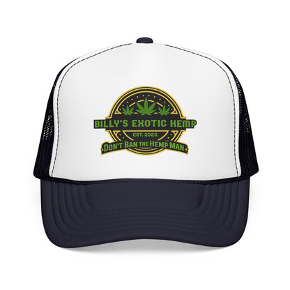 Billy's Exotic Hemp "Don't Ban the Hemp Man" Mesh Cap