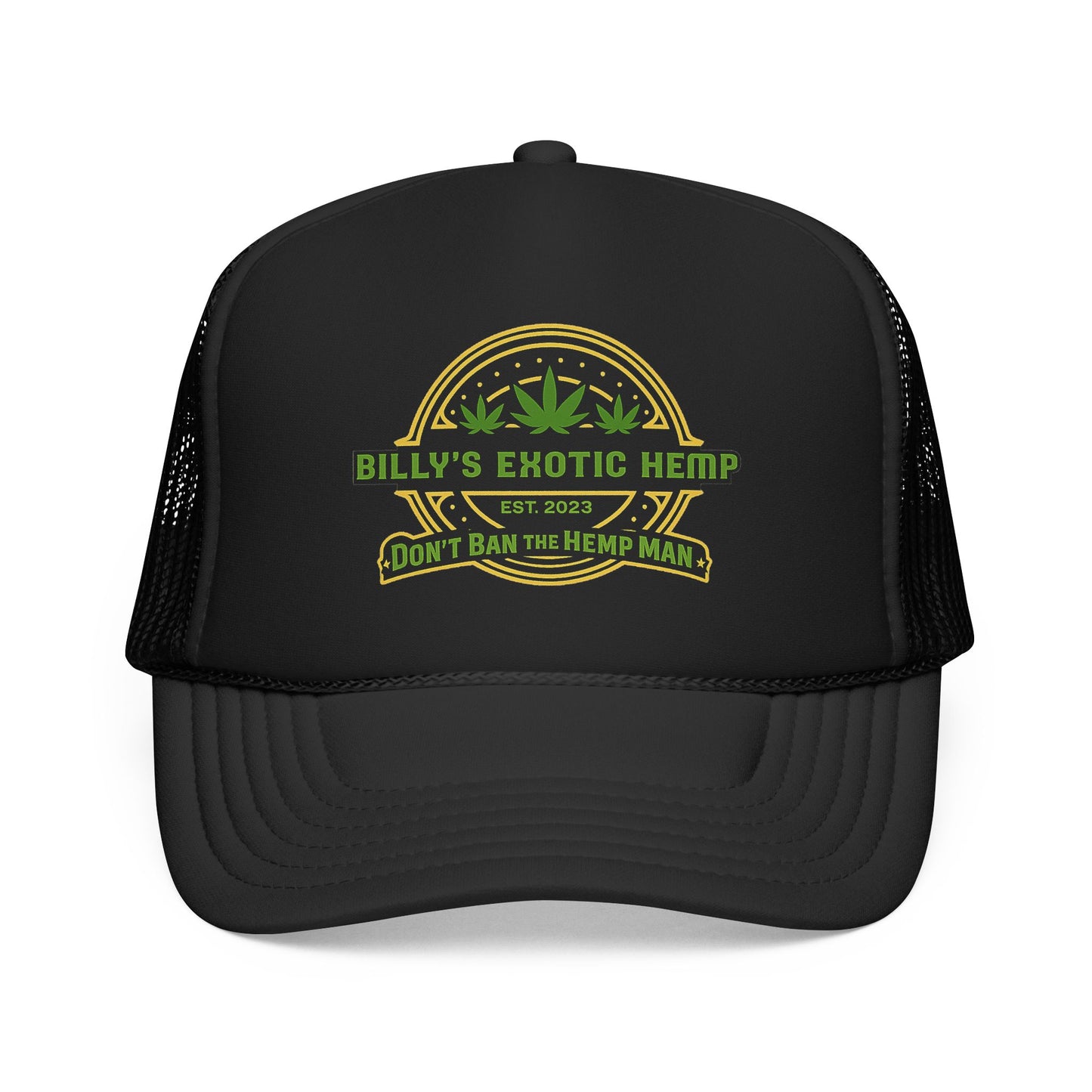 Billy's Exotic Hemp "Don't Ban the Hemp Man" Mesh Cap
