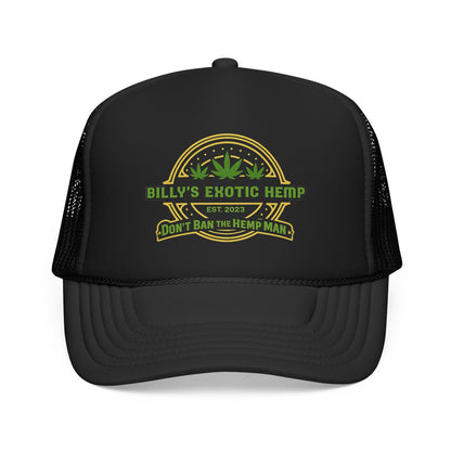 Billy's Exotic Hemp "Don't Ban the Hemp Man" Mesh Cap