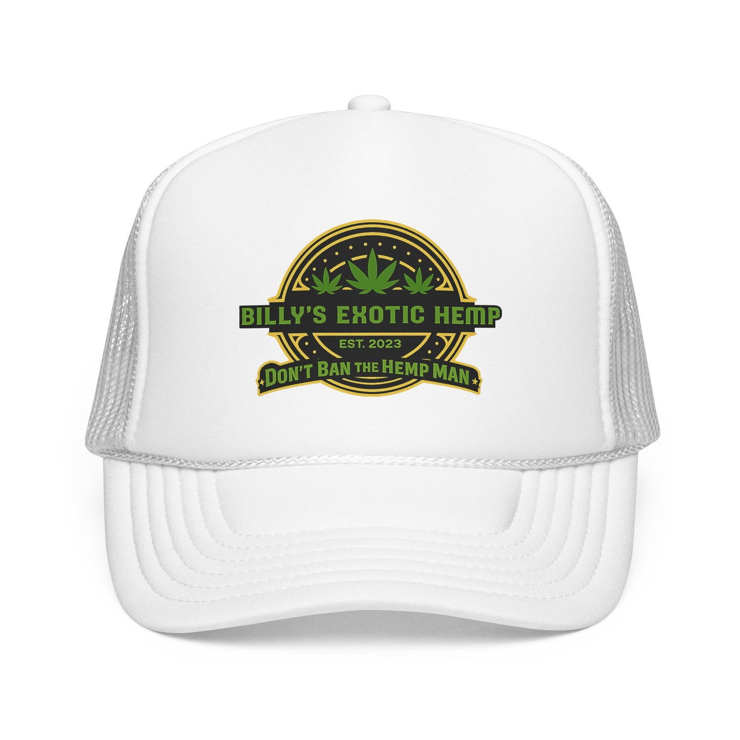 Billy's Exotic Hemp "Don't Ban the Hemp Man" Mesh Cap